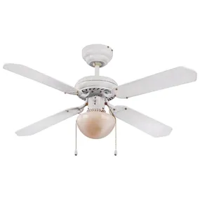 Ceiling Fan 4 Blade White