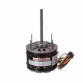 Century Direct Drive Motor, 1075 RPM, 1/6 HP, 115 V, 48 Frame, Open Air Over