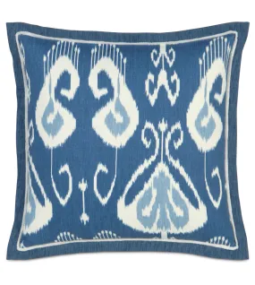 Ceylon 100% Linen Ikat Euro Sham 27x27