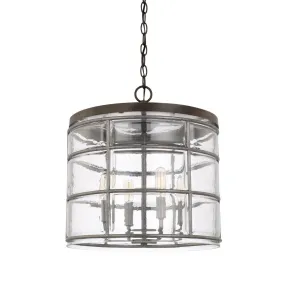 COLBY 4 LIGHT PENDANT, URBAN GREY