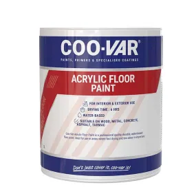 Coo-Car Acrylic Floor Paint 5ltr Special Colours