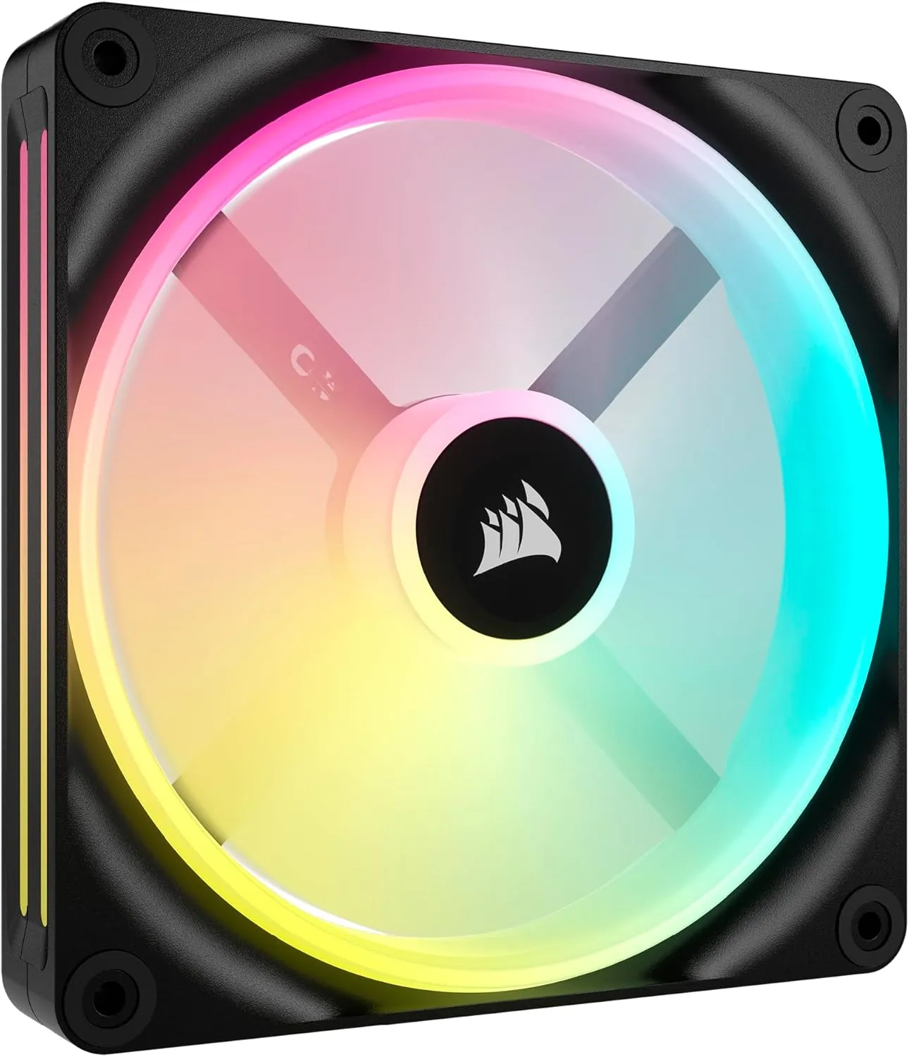 Corsair iCUE LINK QX140 RGB 140mm PWM PC Fan Expansion Kit - Black 黑色 (單裝) CO-9051003-WW