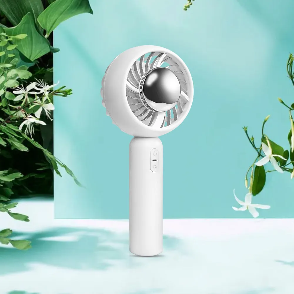 Daywolf Handheld Mini Fan, Portable USB Rechargeable Small Pocket Fan, Battery Operated Fan with Power Bank