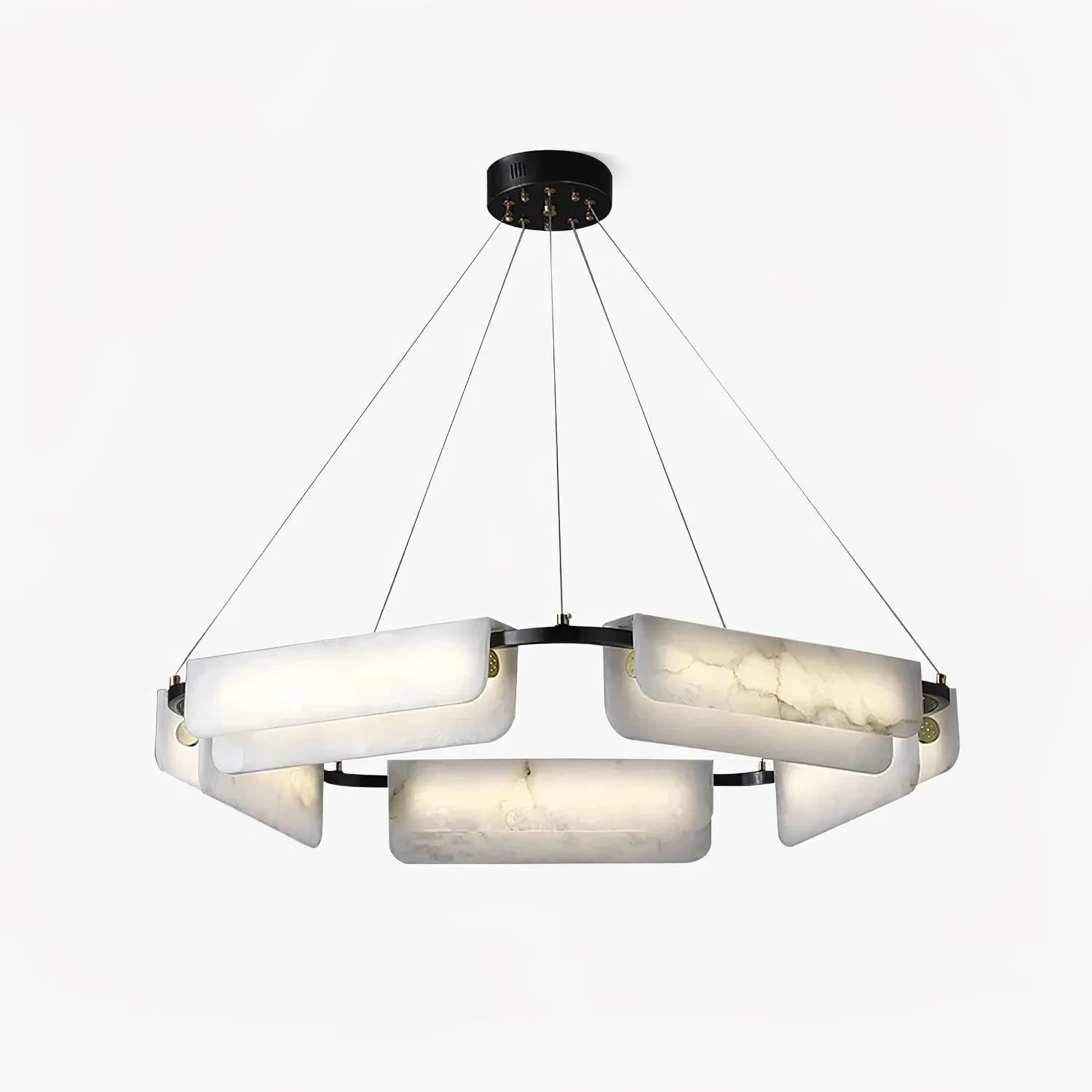 Delia Alabaster Chandelier