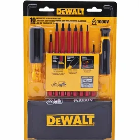 DeWALT DWHT66417 Screwdriver Set, Vinyl, Assorted, Specifications: Round Shank