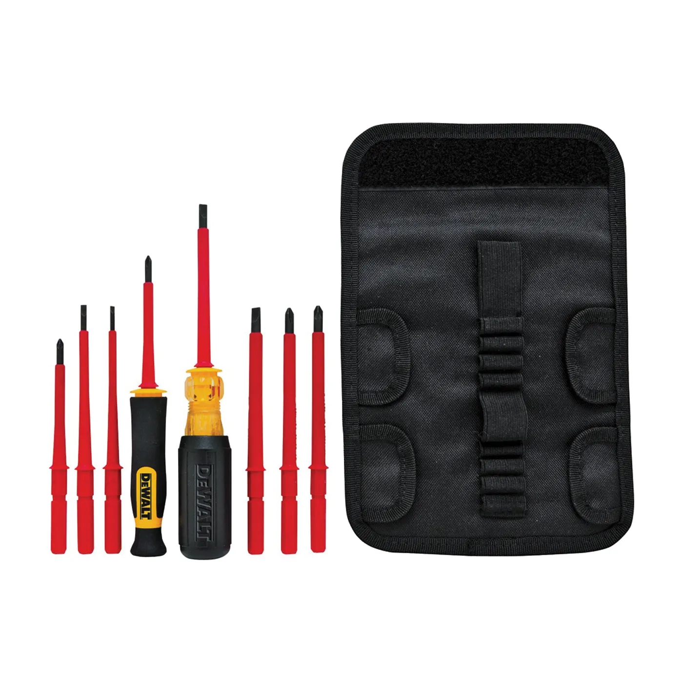 DeWALT DWHT66417 Screwdriver Set, Vinyl, Assorted, Specifications: Round Shank