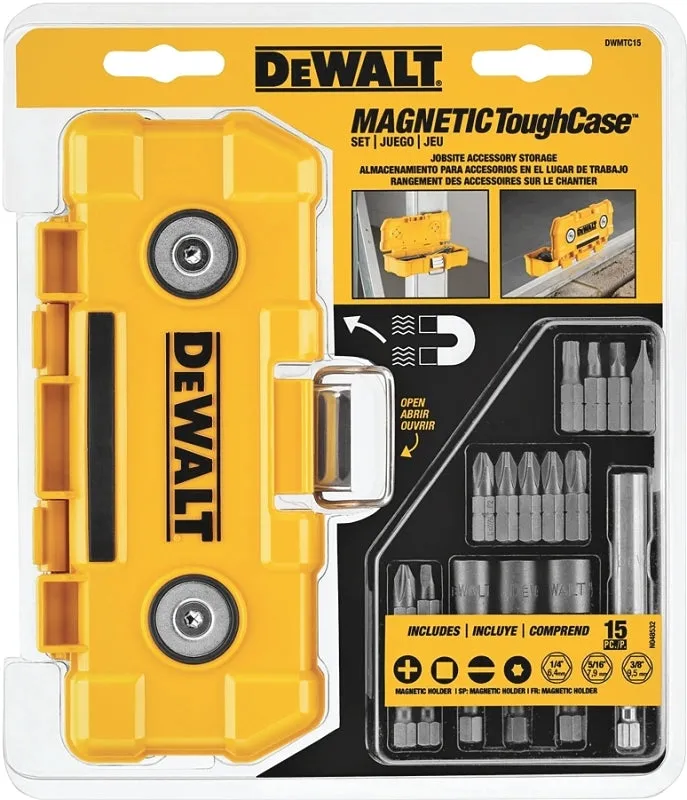 DeWALT DWMTC15 Screwdriver Bit Set, Carbide :EA: QUANTITY: 1