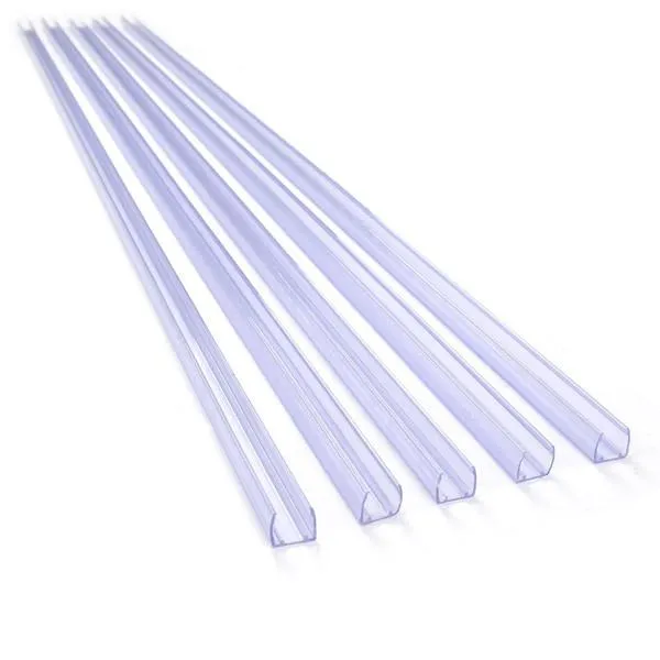 DIY 5 Piece 3 Foot Clear PVC Channel Moun for Neon Rope Lights