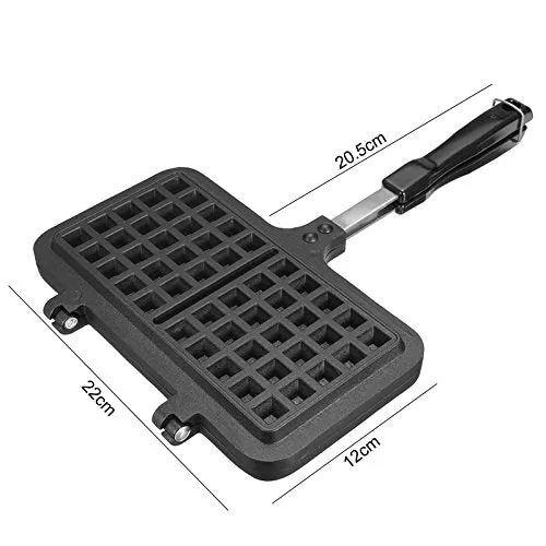 Double Square French Egg Waffle Maker/Metal Waffle Mould/Waffle Pan Cake Mold