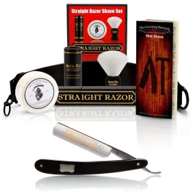 DOVO 5/8" "Astrale" Straight Razor with Luxury Shave Set