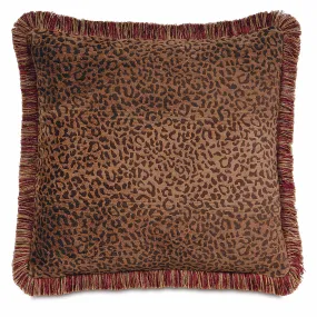 Elizabeth Leopard Throw Pillow Cover 24x24