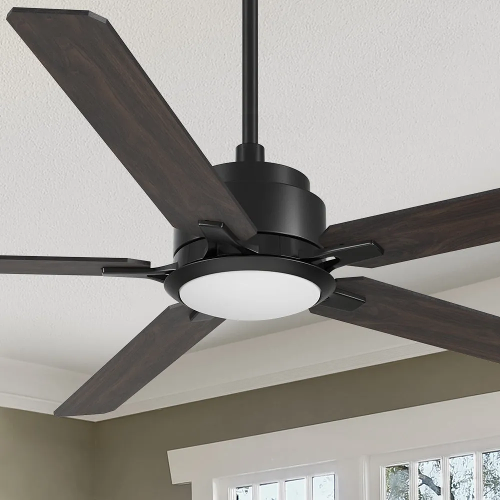 Essex Smart Ceiling Fan with LED Light and Remote Outdoor/Indoor 56"