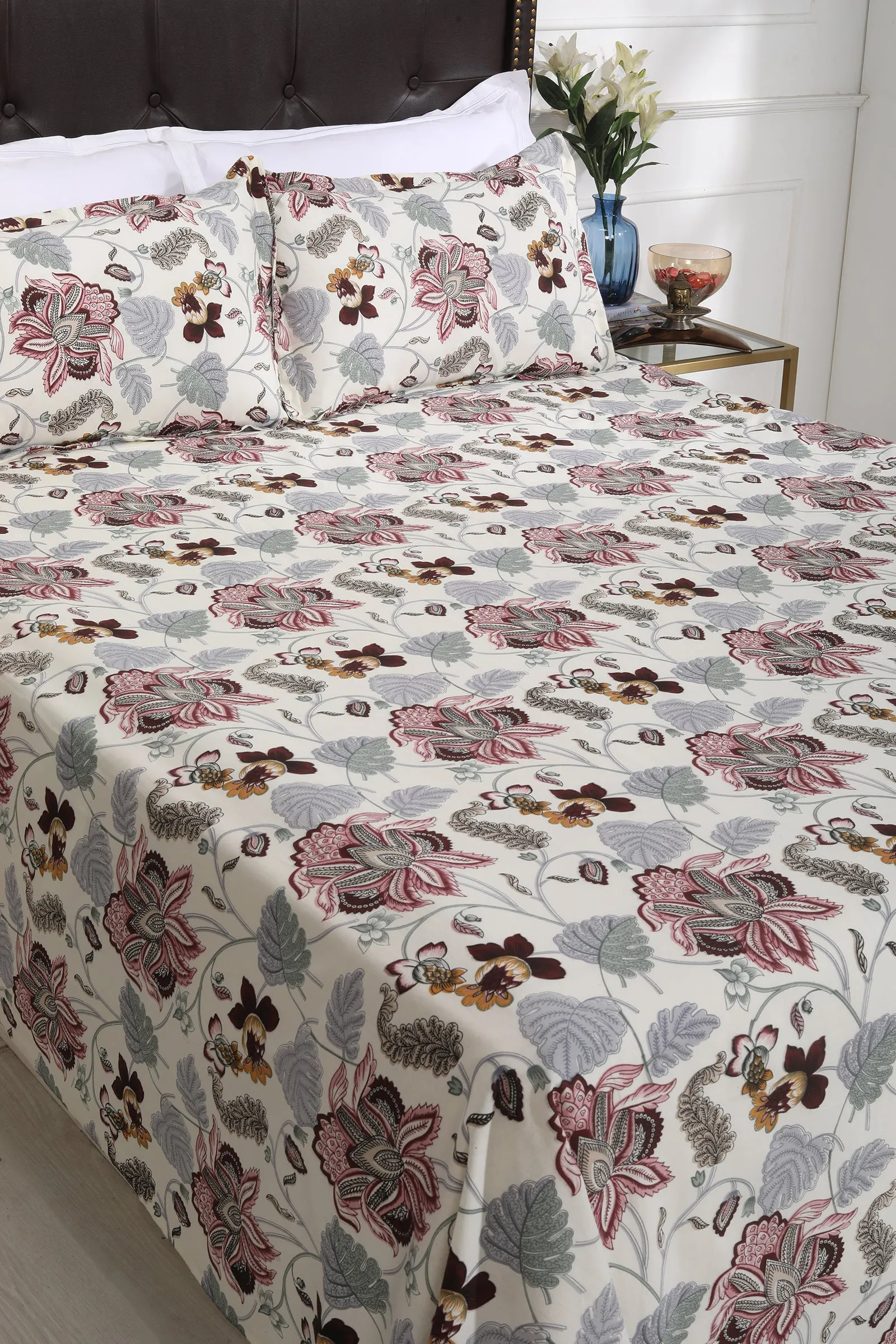 Ethnic Chintz Cotton Bedsheet