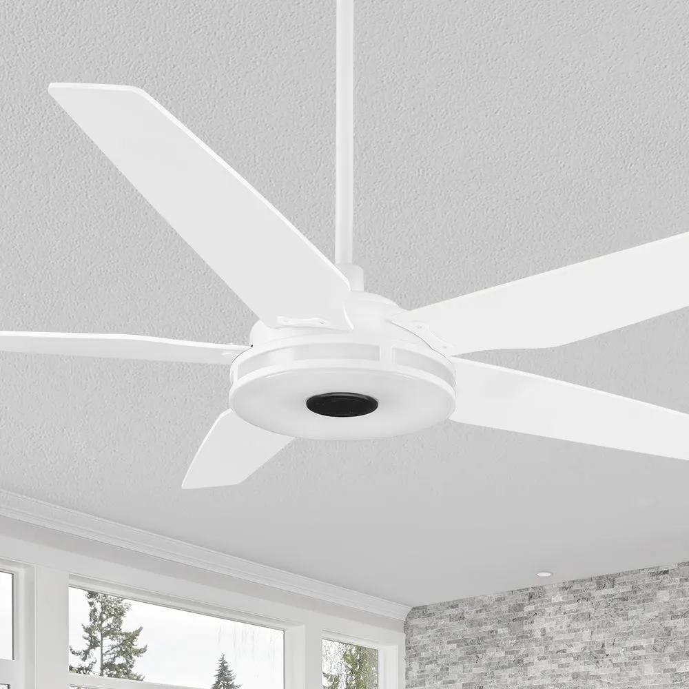 Explorer Smart Fan with LED Light and Remote Outdoor/Indoor 52 inch