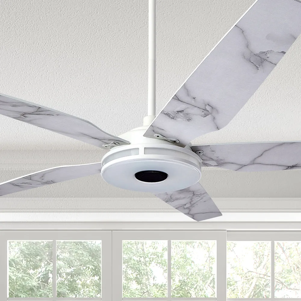 Explorer Smart Fan with LED Light and Remote Outdoor/Indoor 52 inch