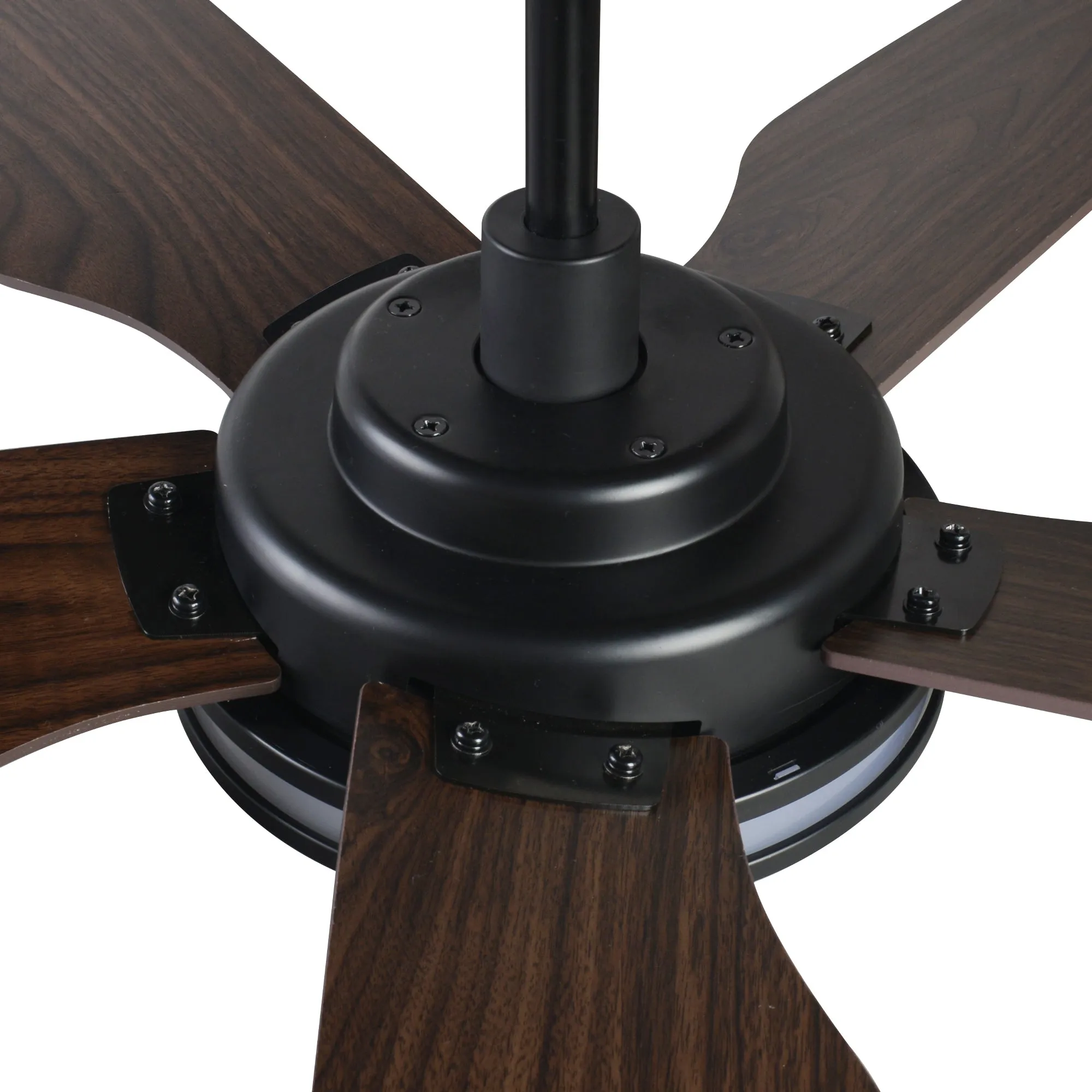 Explorer Smart Fan with LED Light and Remote Outdoor/Indoor 52 inch