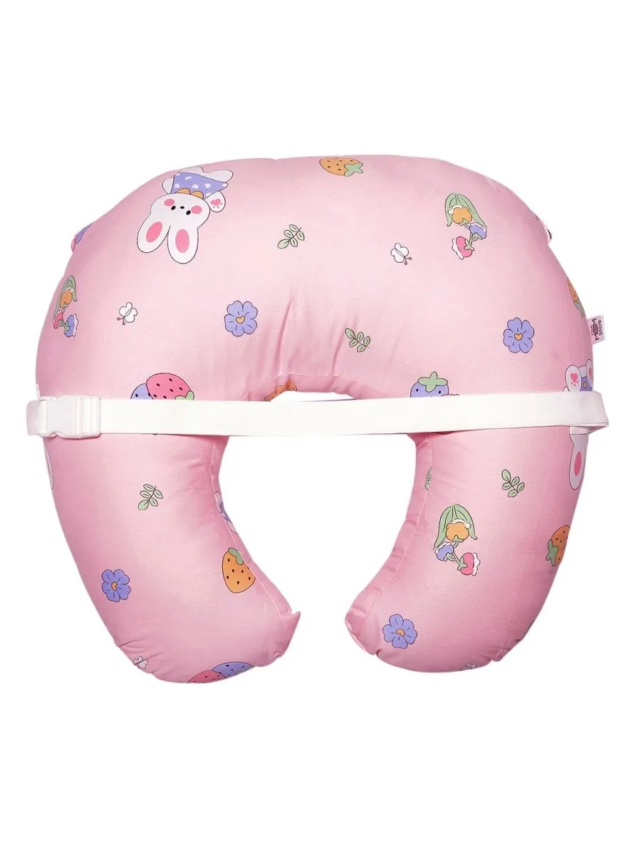 Extra Large Nursing Pillow - My Little Bunny: Pink