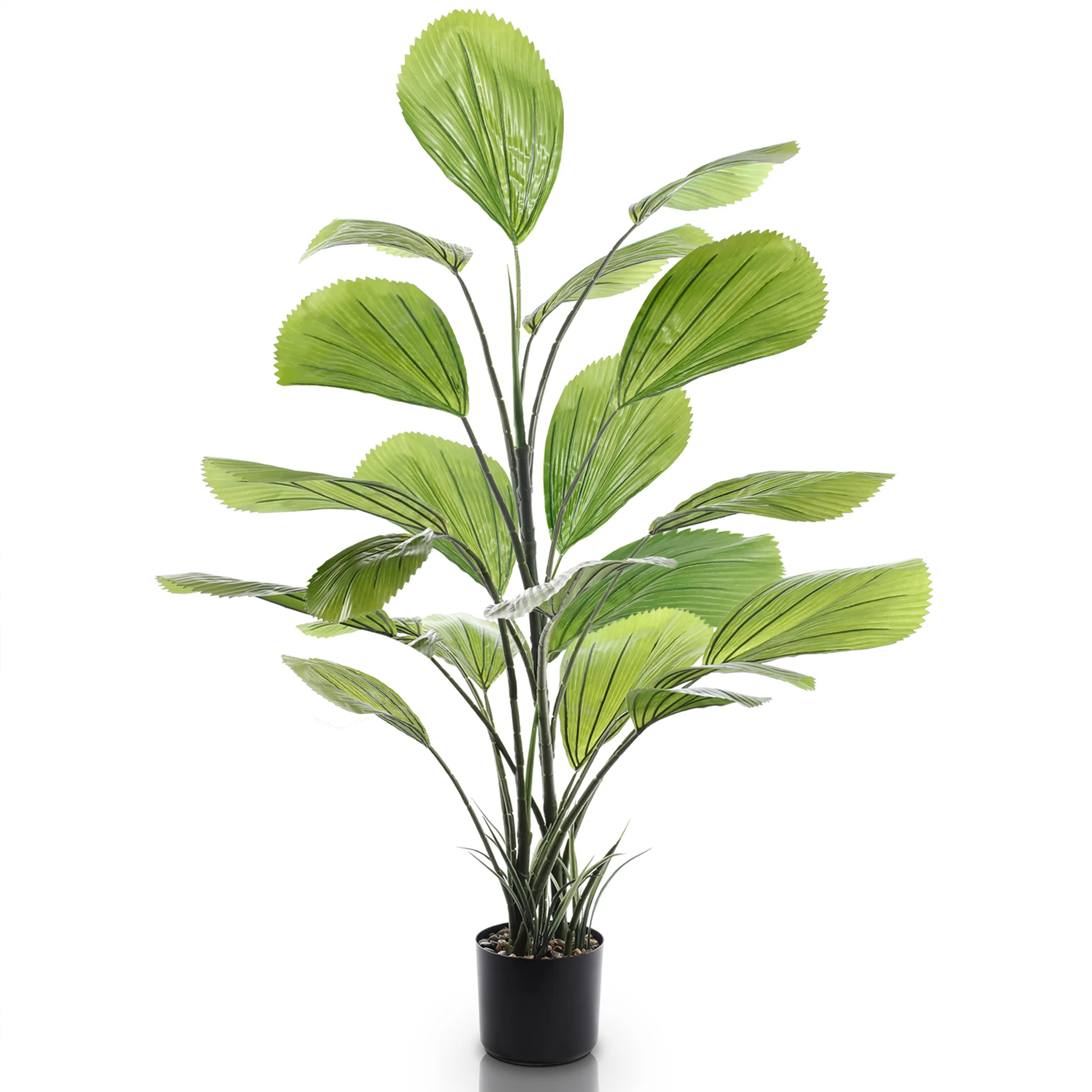 Faux Fan Fiddle Fig Tree 4 Feet