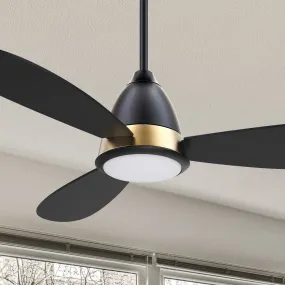 Fayette Outdoor Smart Ceiling Fan with LED Light and Remote 52"