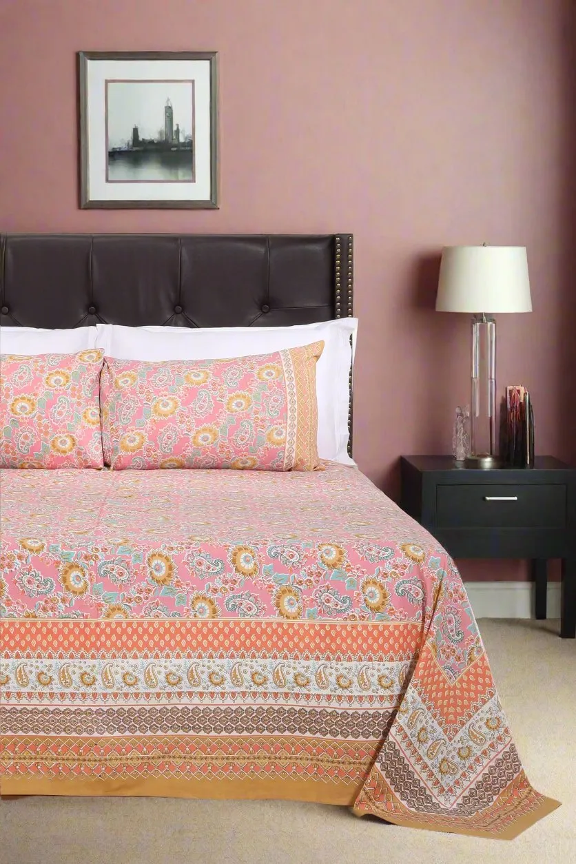 Floral Medley Cotton Bedsheet