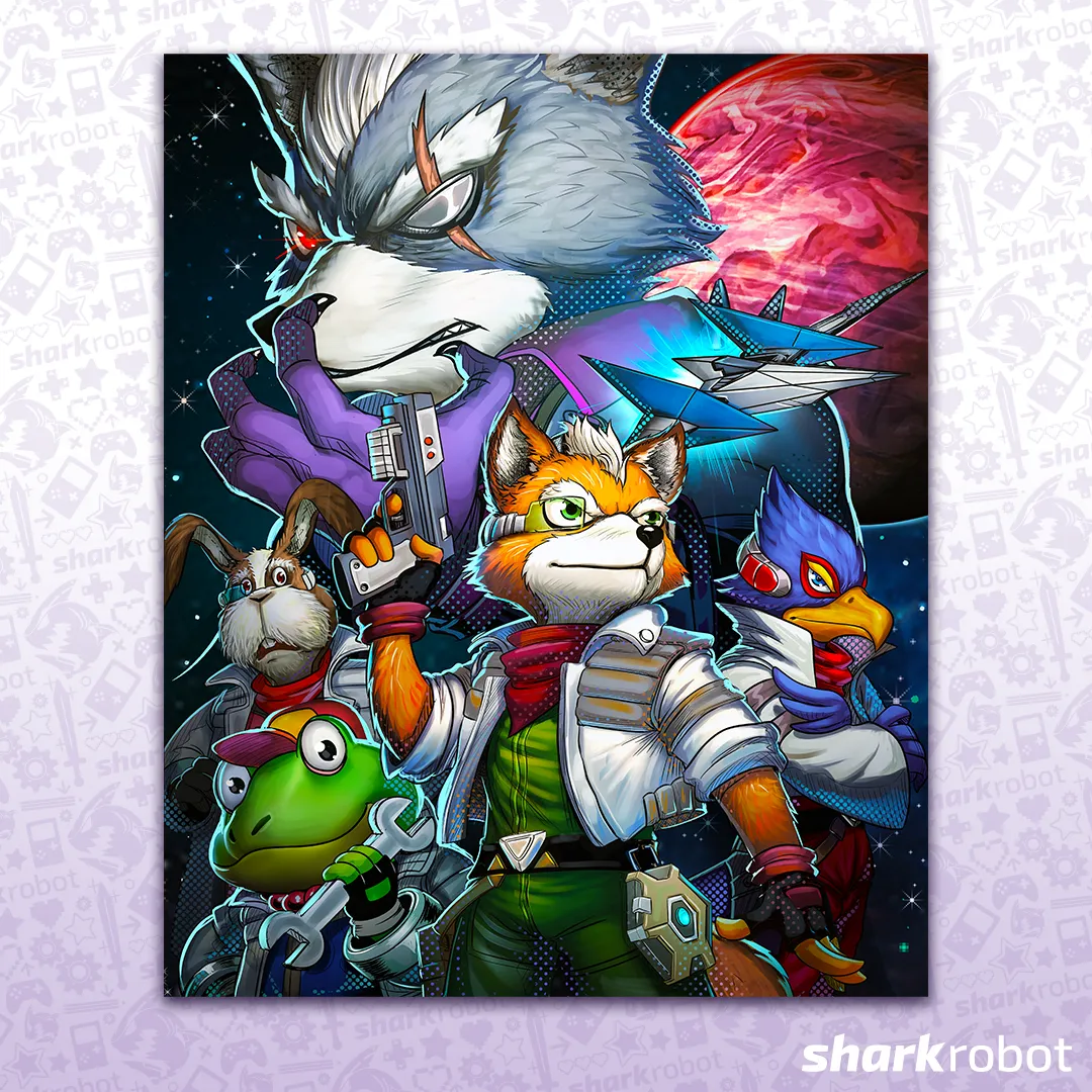 Fox Team - Art Print