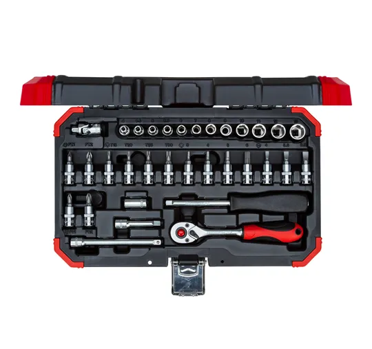 Gedore red | Socket Set 1/4" 4-13mm Bits 33Pc