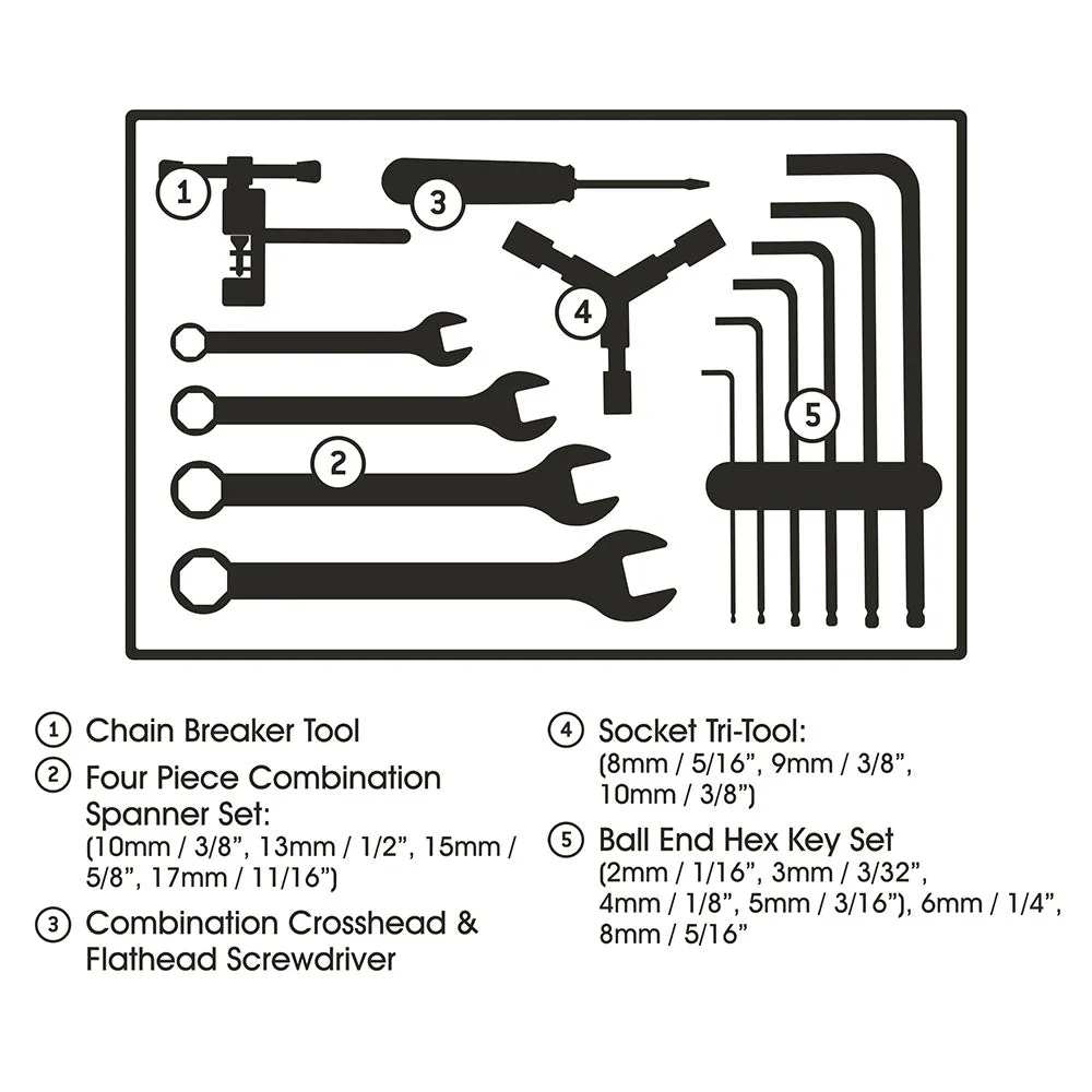 Gentlemen's Hardware Bicycle Toolkit