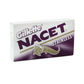 Gillette Nacet Stainless Double-Edge Safety Razor Blades