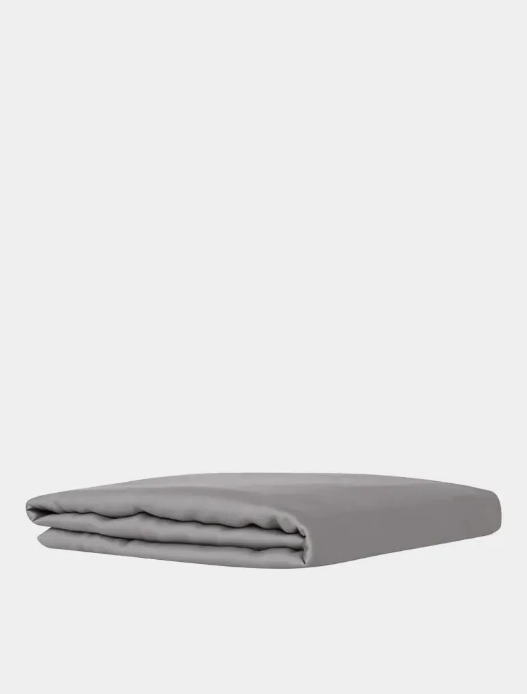 Grey Eucalyptus Silk Fitted Sheet