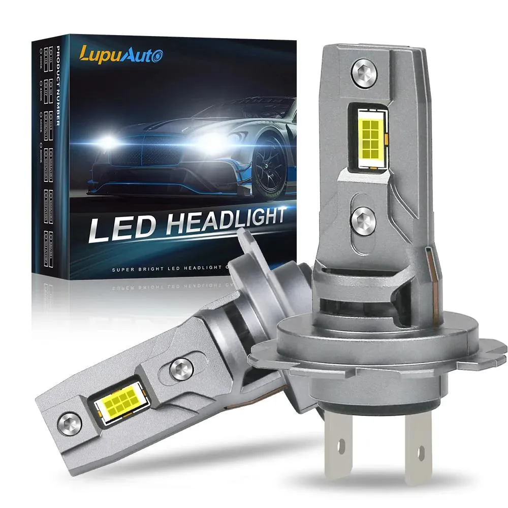 H7 Mini LED Headlight With Fans Wireless H7 LED Headlight Mini Bulb 80W 20000LM 6500K 3570 CSP for Car Headlamp Auto 12V