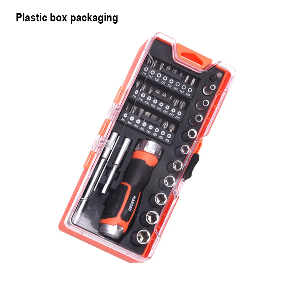 Harden 38Pcs Ratchet Screwdriver & Bits Set 551238