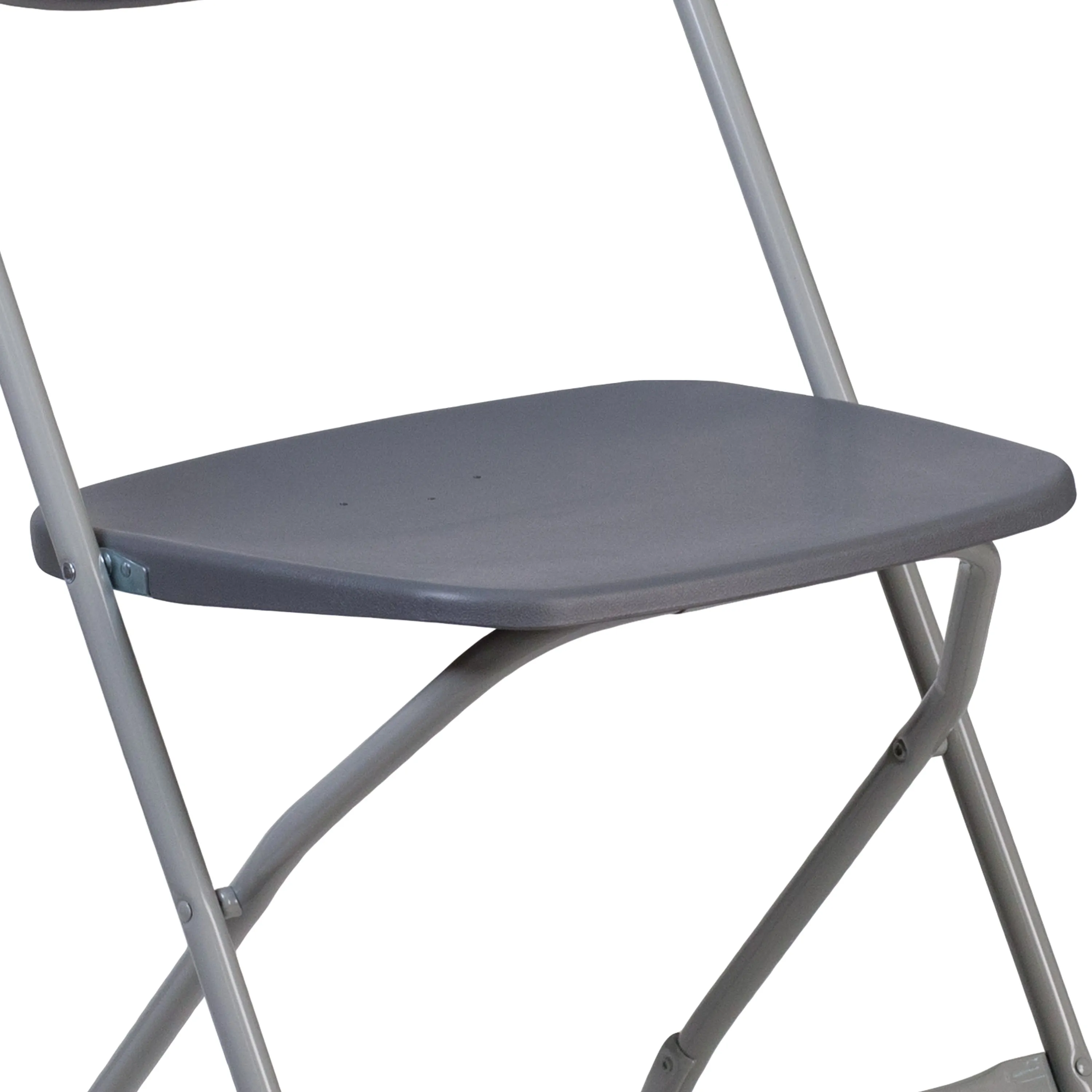 HERCULES Series 650 lb. Capacity Plastic Fan Back Folding Chair