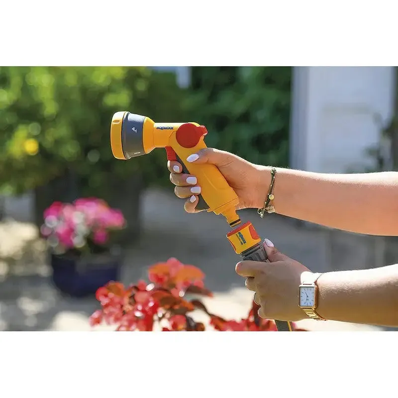 Hozelock Multi Spray Hose Gun With 5 Settings Including Attachments - 2343