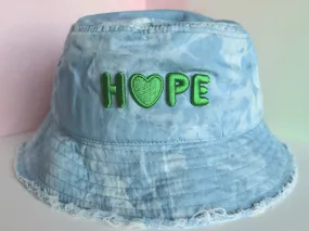 H♡PE Denim Bucket Hat