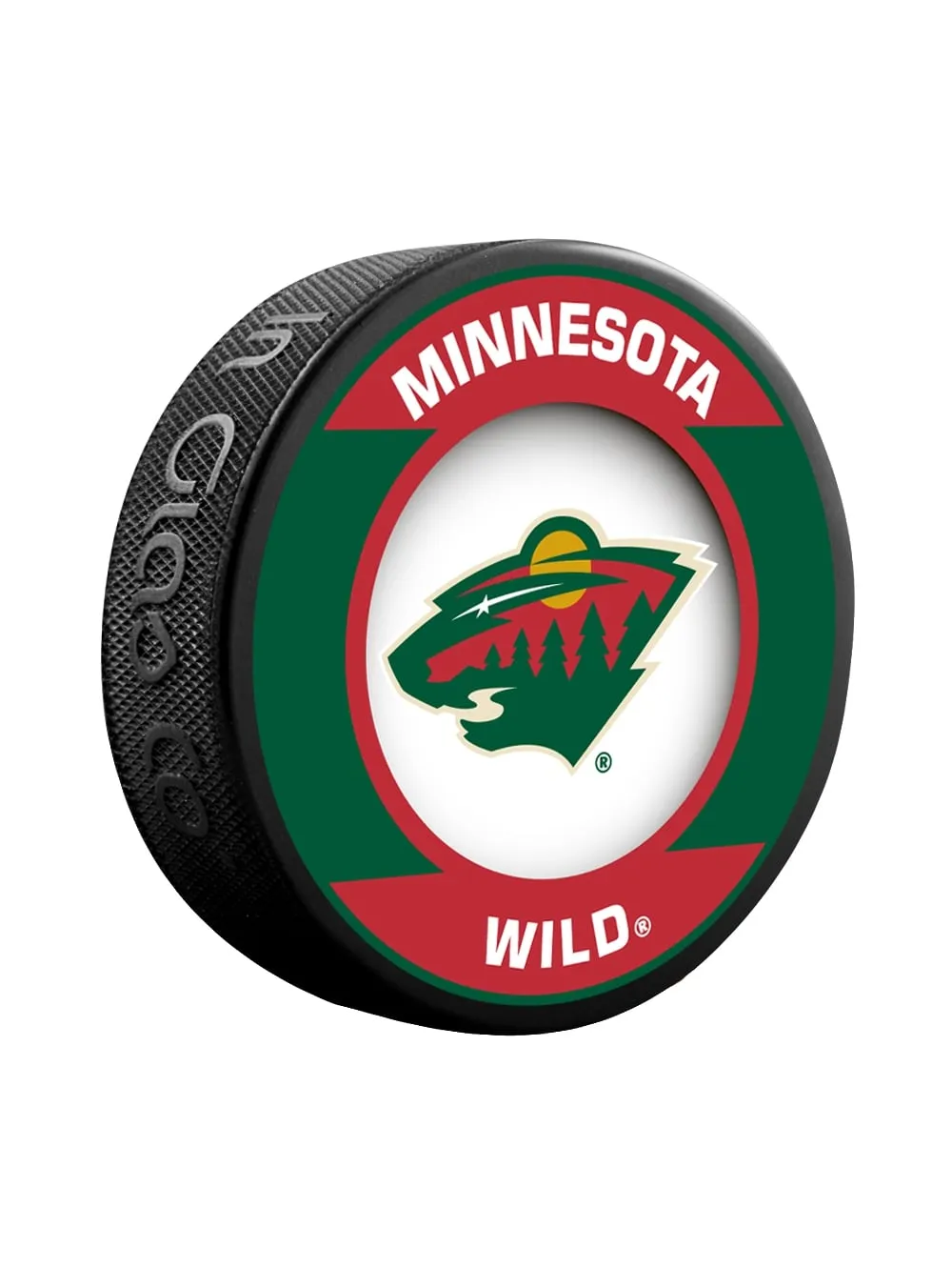 Inglasco NHL Minnesota Wild Retro Puck