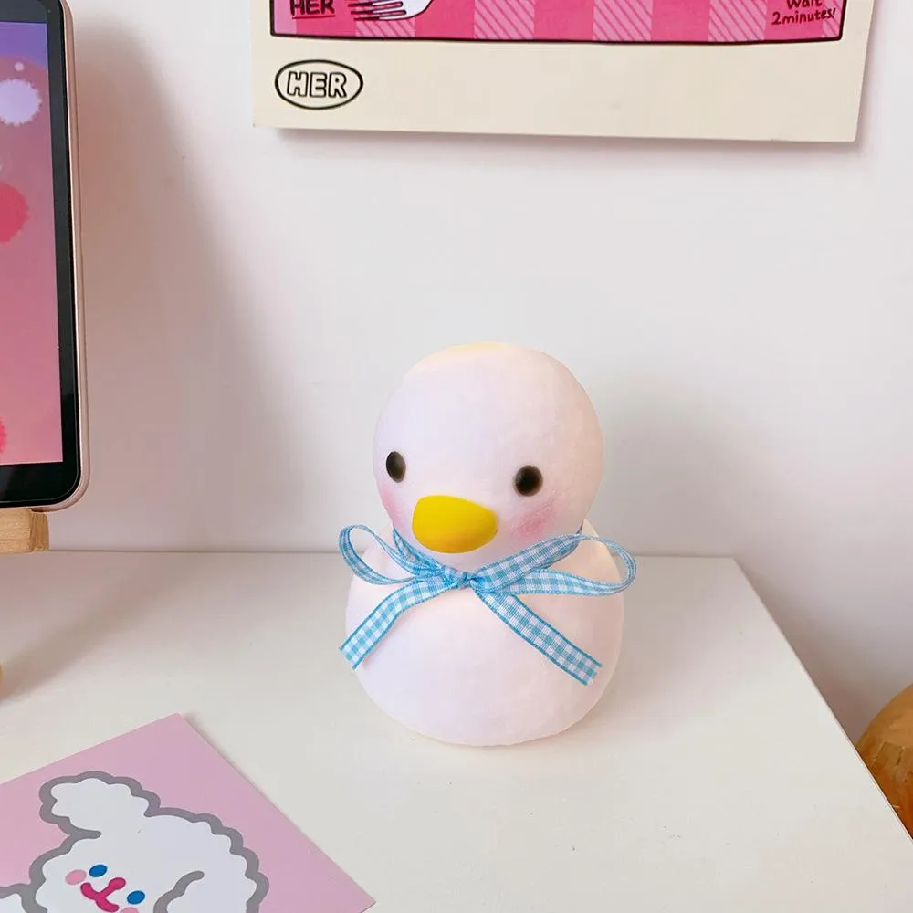 Ins bedroom girl LED night light cute tilt head little duck room bedside lamp decoration dormitory creative gift