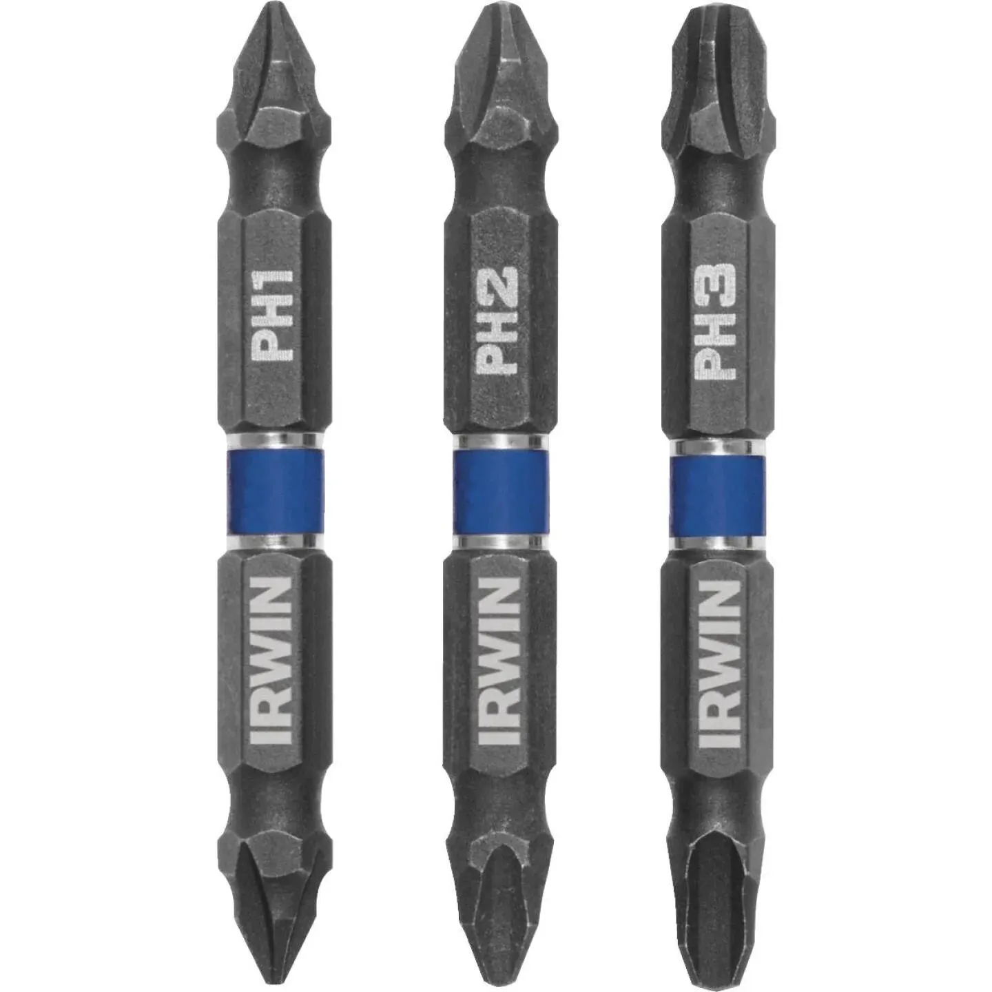 Irwin 3-Piece Impact Phillips Double-End Screwdriver Bit Set