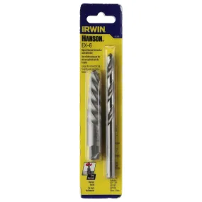 IRWIN HANSON EX-6 Spiral Extractor and 13/32-inch Drill Bit Set (53706)