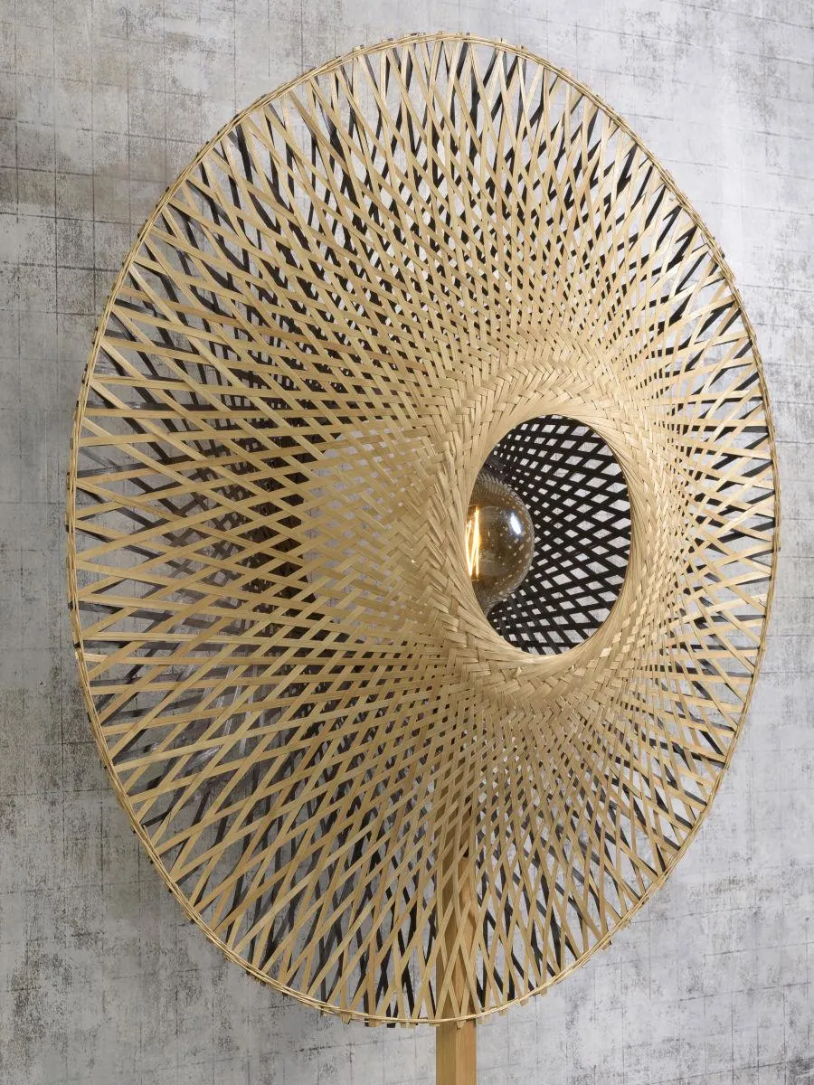 Kalimantan Sun Bamboo Floor Light