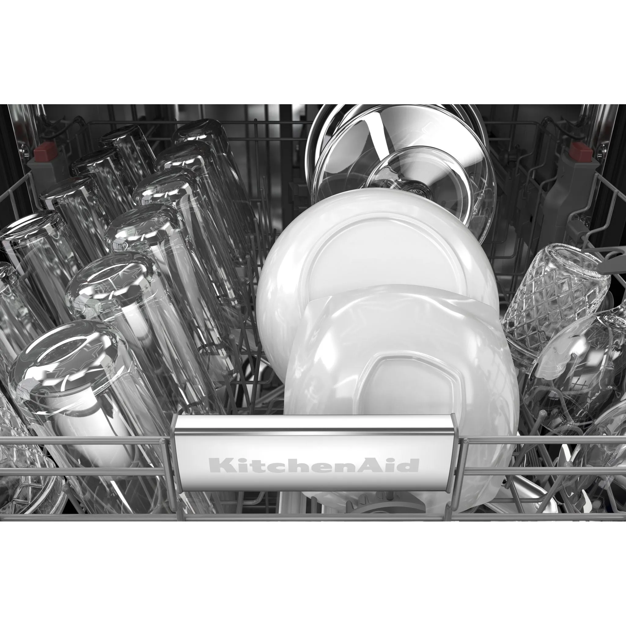 KitchenAid  44 dBA Dishwasher in PrintShield Finish with FreeFlex Third Rack (KDPM604KBS)