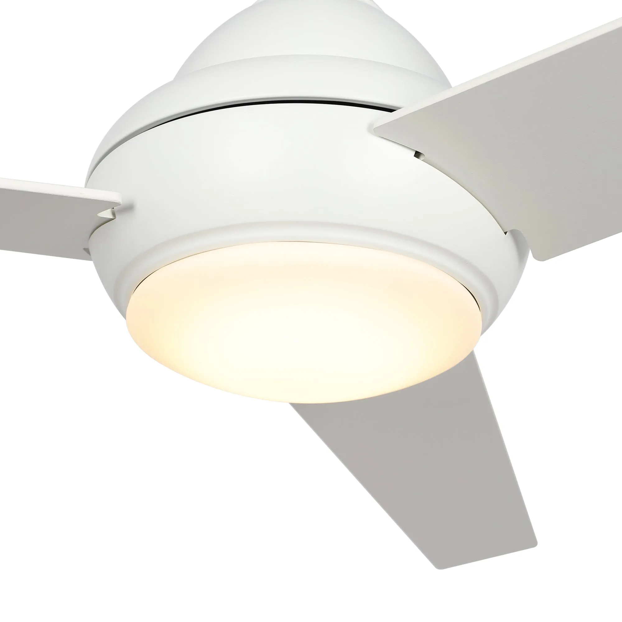 Konfor Ceiling Fan with LED Light and Remote Reversible Blades 52 inch