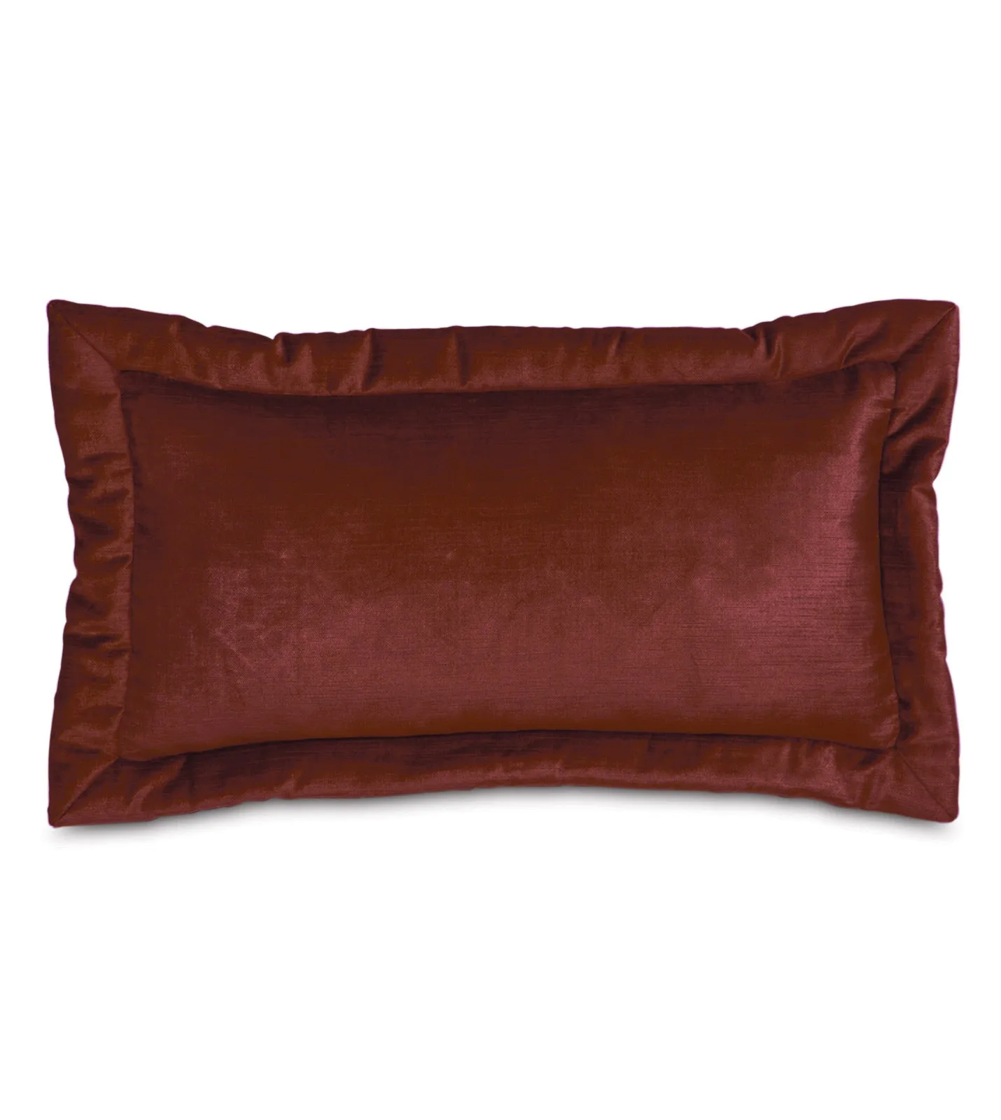 Lars Velvet Lumbar Pillow Cover 11x21 in Spice