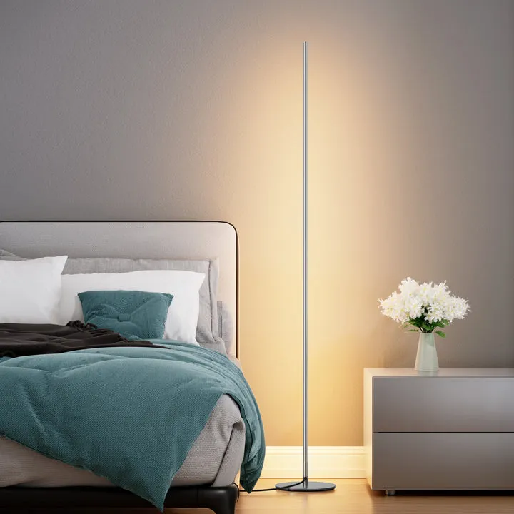 LED Corner Modern Floor Lamp with Remote Set of 2-HFLCB2C