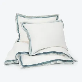 Linen Duvet   Sham Set, Mineral