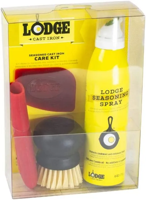 Lodge Seasoned Cast Iron Care Kit