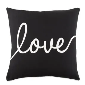 Love Toss Pillow IVORY/BLACK