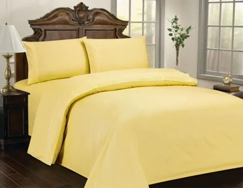 Luxurious Checkered Soft 100% Cotton Sateen Sheet Set, 15" Deep