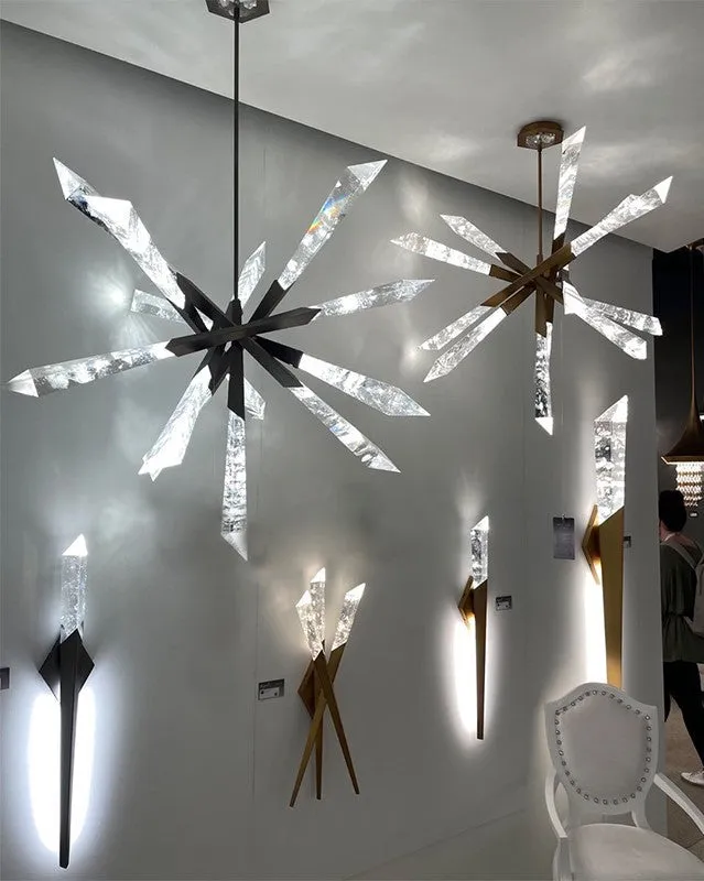 Luxury Sputnik Crystal Chandelier for Living Room/Dining Room/Bedroom