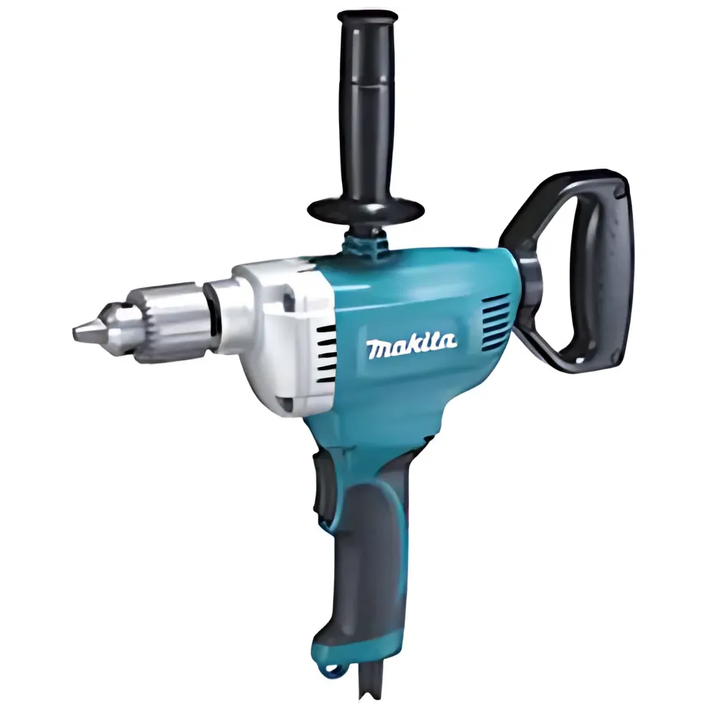 MAKITA 8.5 AMP SPADE HANDLE DRILL WITH VARIABLE SPEED FOR IDEAL MIXING AND DRILLING PERFORMANCE. COMPLETED WITH A 1/2" SPADE HANDLE.