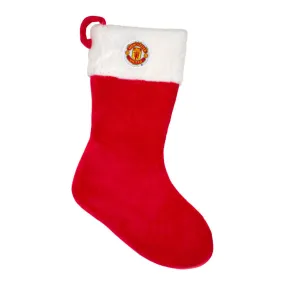 Manchester United Fluffy Team Crest Stocking